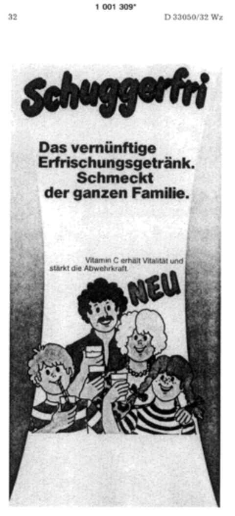 Schuggerfri Logo (DPMA, 01/25/1979)