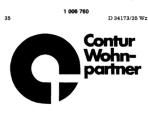 Contur Wohn-partner Logo (DPMA, 22.06.1979)