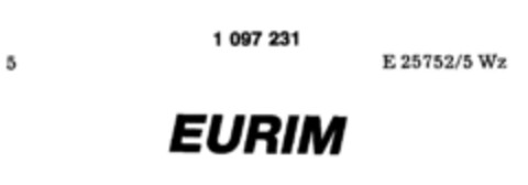 EURIM Logo (DPMA, 14.03.1986)