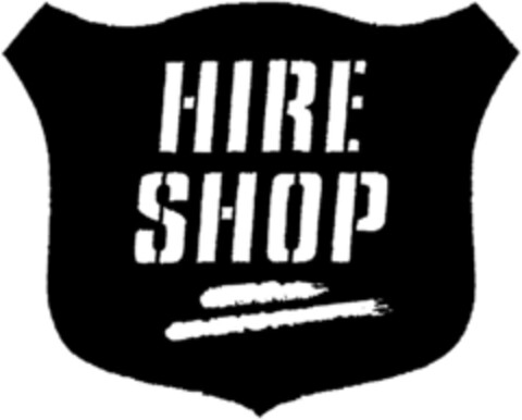 HIRE SHOP Logo (DPMA, 07/29/1993)