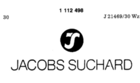 S JACOBS SUCHARD Logo (DPMA, 20.11.1986)