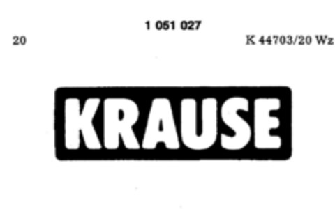 KRAUSE Logo (DPMA, 09.06.1982)