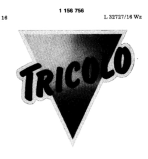 TRICOLO Logo (DPMA, 28.09.1989)