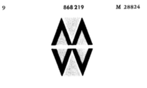 868219 Logo (DPMA, 02.01.1968)