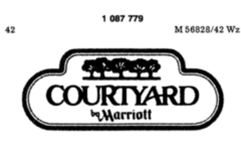 COURTYARD by Marriot Logo (DPMA, 06/27/1985)