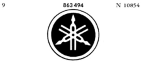 863494 Logo (DPMA, 05.03.1968)