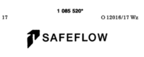 SAFEFLOW Logo (DPMA, 03/14/1985)