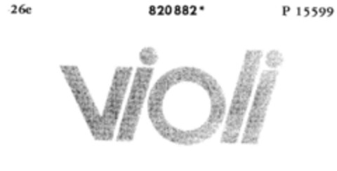 violi Logo (DPMA, 07.05.1966)