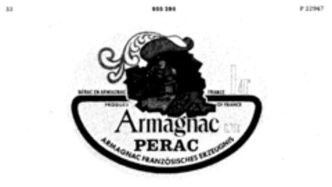 Armagnac PERAC Logo (DPMA, 16.05.1975)