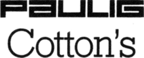 PAULIG Cotton`s Logo (DPMA, 20.01.1988)