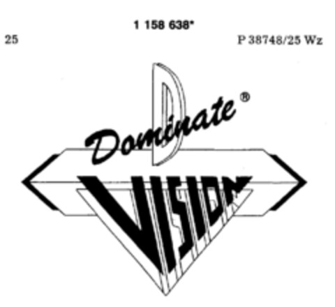 VISION Dominate Logo (DPMA, 09.11.1989)