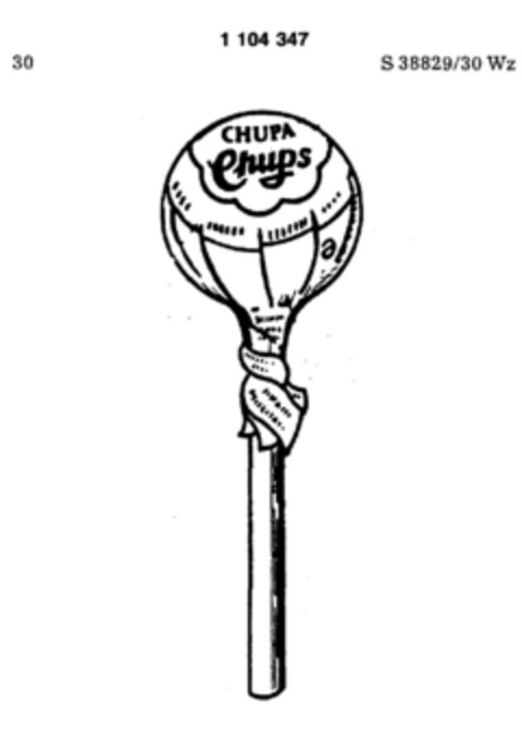 CHUPA Chups Logo (DPMA, 21.05.1983)