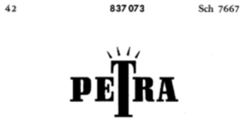 PETRA Logo (DPMA, 07/08/1955)