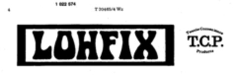 LOHFIX T.C.P. Twente Convenience Products Logo (DPMA, 22.07.1980)