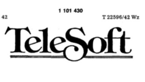 TeleSoft Logo (DPMA, 31.05.1983)