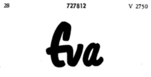 Eva Logo (DPMA, 11/24/1954)