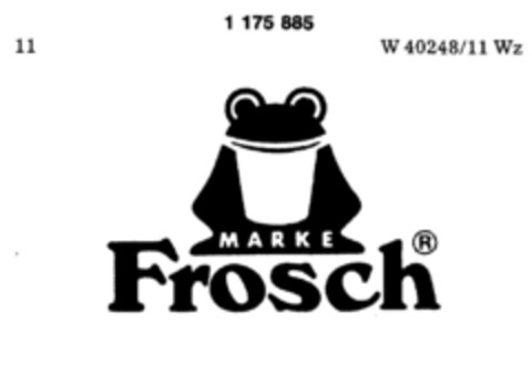 MARKE Frosch Logo (DPMA, 03/24/1990)