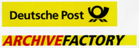Deutsche Post ARCHIVEFACTORY Logo (DPMA, 27.10.2000)