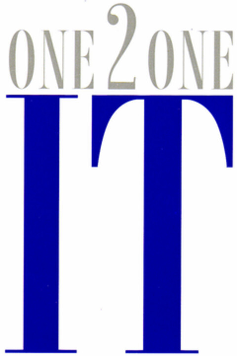 ONE 2 ONE IT Logo (DPMA, 02/20/2001)