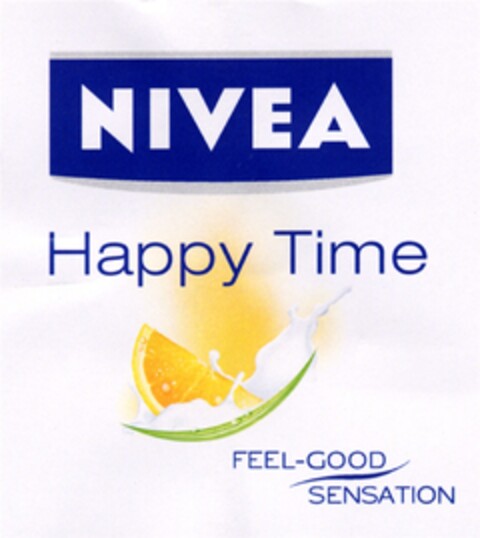 NIVEA Happy Time FEEL-GOOD SENSATION Logo (DPMA, 13.06.2008)