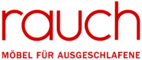 rauch MÖBEL FÜR AUSGESCHLAFENE Logo (DPMA, 05.06.2009)