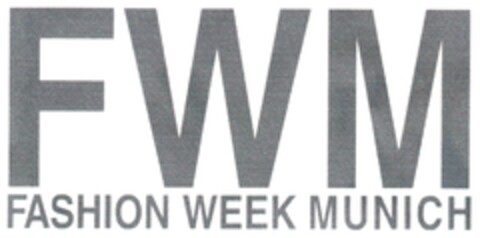 FWM FASHION WEEK MUNICH Logo (DPMA, 06/02/2009)