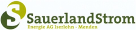 SauerlandStrom Energie AG Iserlohn - Menden Logo (DPMA, 01/21/2010)