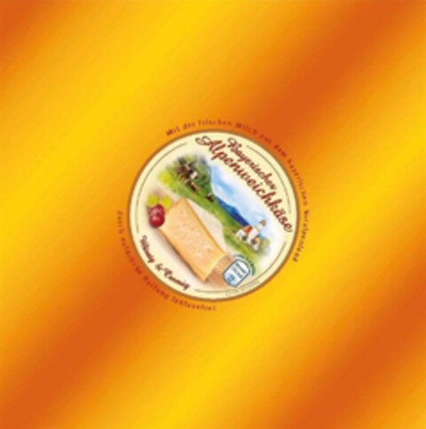 Bayerischer Alpenweichkäse Logo (DPMA, 30.01.2013)