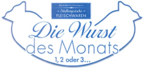 Die Wurst des Monats 1,2 oder 3 ... Logo (DPMA, 06/04/2013)