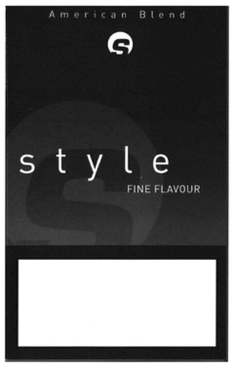 American Blend S style FINE FLAVOUR Logo (DPMA, 21.09.2015)