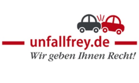 unfallfrey.de - Wir geben Ihnen Recht! Logo (DPMA, 06/23/2016)