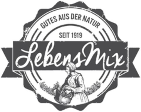 GUTES AUS DER NATUR SEIT 1919 LebensMix Logo (DPMA, 12.10.2016)