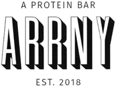 A PROTEIN BAR ARRNY EST. 2018 Logo (DPMA, 14.12.2018)