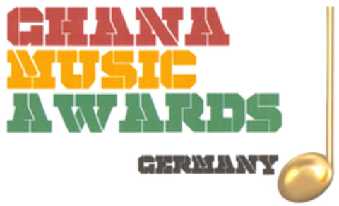 GHANA MUSIC A WARDS GERMANY Logo (DPMA, 06/10/2020)