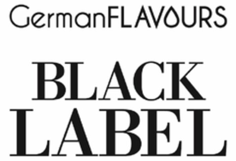 GermanFLAVOURS BLACK LABEL Logo (DPMA, 16.06.2023)