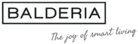 BALDERIA The joy of smart living Logo (DPMA, 06/27/2024)