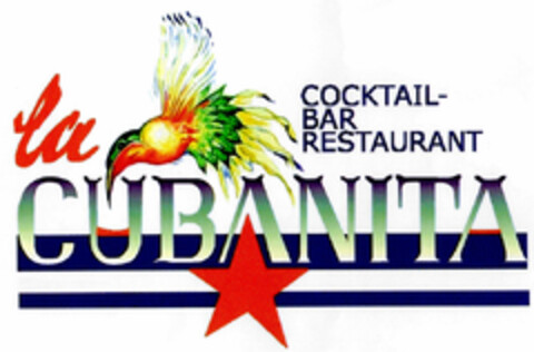 la CUBANITA COCKTAIL-BAR RESTAURANT Logo (DPMA, 22.03.2002)