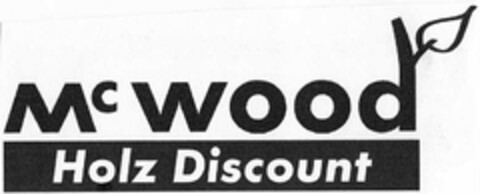 McWood Holz Discount Logo (DPMA, 08.07.2002)