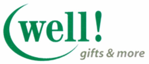 well! gifts & more Logo (DPMA, 15.09.2003)