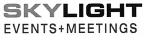 SKYLIGHT EVENTS+MEETINGS Logo (DPMA, 03.11.2003)