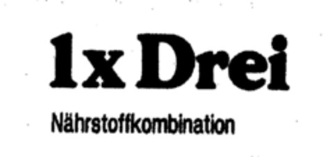 1xDrei Nährstoffkombination Logo (DPMA, 23.01.1995)