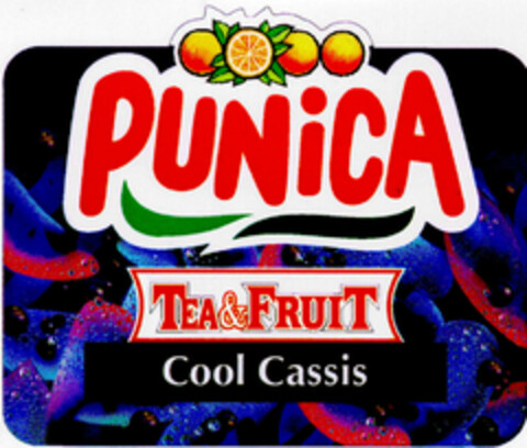 PUNICA TEA&FRUIT Cool Cassis Logo (DPMA, 18.12.1997)