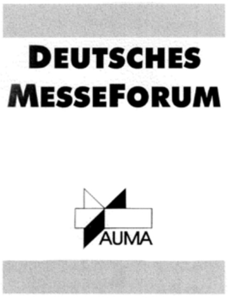 DEUTSCHES MESSEFORUM AUMA Logo (DPMA, 16.11.1998)