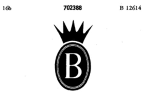 B Logo (DPMA, 23.08.1955)