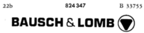BAUSCH & LOMB Logo (DPMA, 18.05.1965)