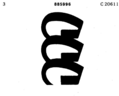 885996 Logo (DPMA, 05/12/1970)