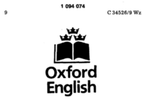 Oxford English Logo (DPMA, 03.10.1985)