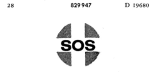 SOS Logo (DPMA, 25.04.1966)