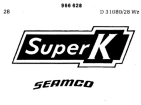 Super K SEAMCO Logo (DPMA, 05.03.1977)