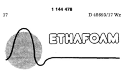 ETHAFOAM Logo (DPMA, 07.12.1988)